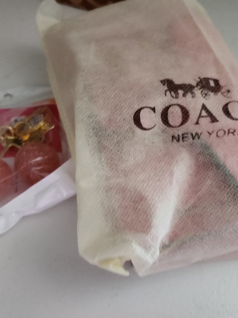 New Coach Tabby Pink Leather Shoulder Bag Purse - Picture 7 of 7
